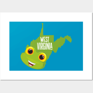 A funny map of West Virginia Posters and Art